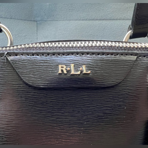 Ralph Lauren Saffiano Leather Satchel with crossbody strap - Picture 6 of 14